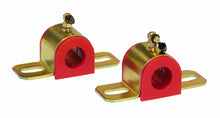 Load image into Gallery viewer, Prothane Universal 90 Deg Greasable Sway Bar Bushings - 15/16in - Type B Bracket - Red