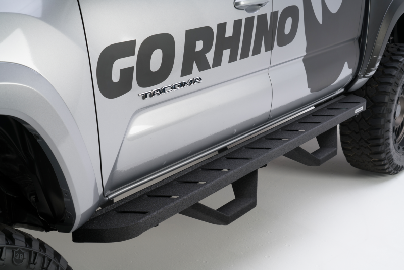Go Rhino 09-14 Dodge Ram 1500 RB10 Complete Kit w/RB10 + Brkts + 2 RB10 Drop Steps - GTR Auto