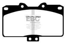 Load image into Gallery viewer, EBC 91-93 Dodge Stealth 3.0 4WD Greenstuff Front Brake Pads