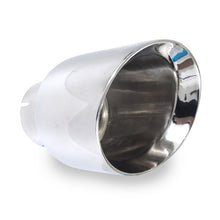 Load image into Gallery viewer, Stainless Works Conical Double Wall Slash Cut Exhaust Tip - 3 1/2in Body 2 1/2
