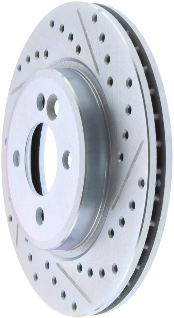 StopTech 02-06 Mini Cooper Select Sport Slotted & Drilled Front Left Rotor
