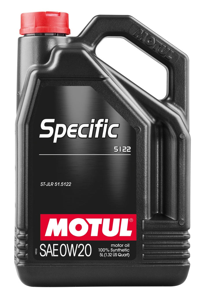 Motul 5L OEM Synthetic Engine Oil ACEA A1/B1 Specific 5122 0W20 - Single - Case Quantity