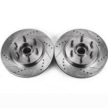 Load image into Gallery viewer, Power Stop 06-08 Lincoln Mark LT Front Drilled &amp; Slotted Rotor - Pair