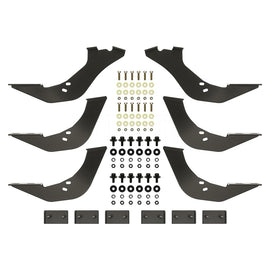 Westin 99-16 Ford F-250/350/450/550HD Reg/Supr Cab/Crew Premier Oval Nerf Step Bar Mount Kit - Blk - GTR Auto