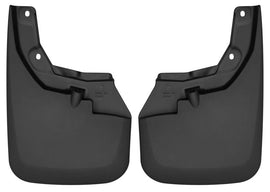 Husky Liners 16-22 Toyota Tacoma w/ OE Fender Flares Custom Molded Front Mud Guards - Black