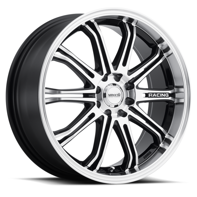 Maxxim Ferris 17x7 10x105/114.3 ET40 Black Machine Face