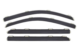 AVS 15-18 Chevy Silverado 2500 Crew Cab Ventvisor Front & Rear Window Deflectors 4pc - Smoke - GTR Auto