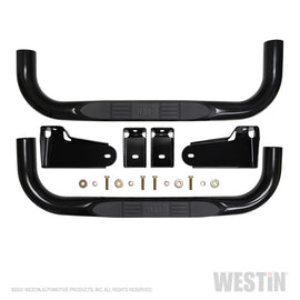 Westin 19-20 Chevy/GMC Silverado/Sierra 1500 Regular Cab E-Series 3 Nerf Step Bars - Black - GTR Auto