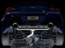 Load image into Gallery viewer, AWE Subaru BRZ/ Toyota GR86/ Toyota 86 Track Edition Cat-Back Exhaust- Chrome Silver Tips