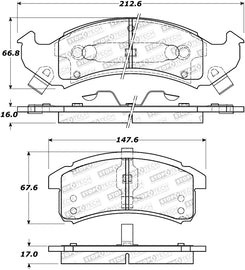 StopTech Street Brake Pads - Front