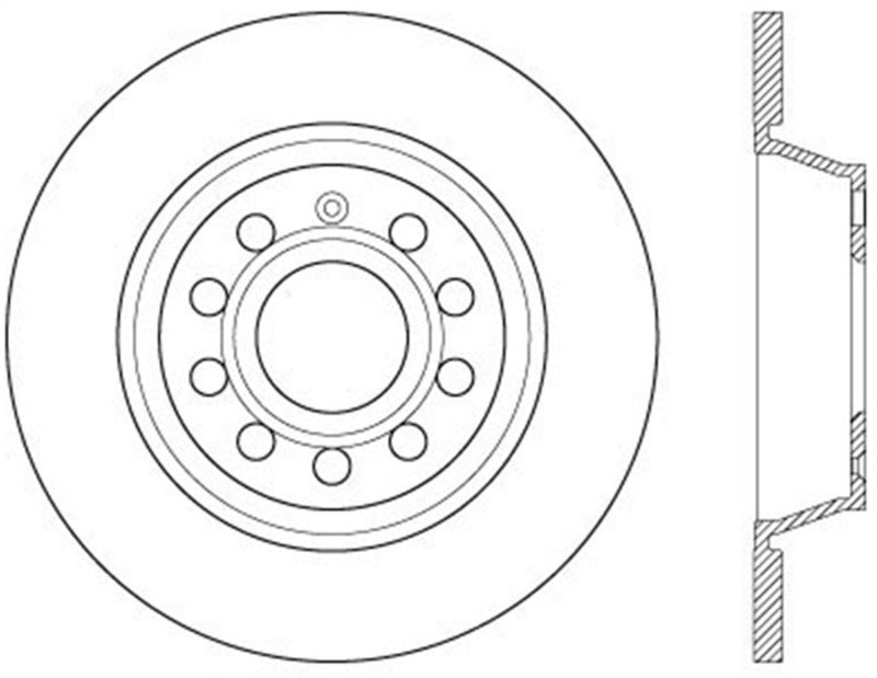 StopTech Cryo Slotted Sport Brake Rotor