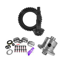 Load image into Gallery viewer, Yukon Gear 11.5in AAM 4.11 Rear Ring &amp; Pinion Install Kit Positraction 4.125in OD Pinion Bearing
