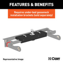 Load image into Gallery viewer, Curt Universal Double Lock EZr Gooseneck Hitch