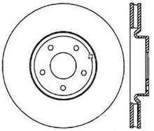 Load image into Gallery viewer, StopTech SportStop 6/02-08 Nissan 350Z / 8/02-04 Infiniti G35 Slotted &amp; Drilled Rear Left Rotor