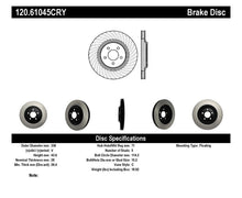 Load image into Gallery viewer, Stoptech 94-04 Ford Mustang Cobra Front CRYO-STOP Rotor