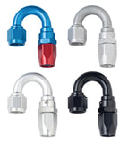 Fragola -4AN x 180 Degree Power Flow Hose End