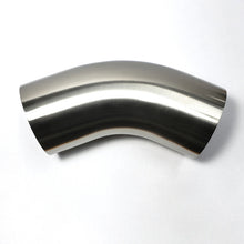 Load image into Gallery viewer, Stainless Bros 1.5in Diameter x 45deg Elbow Tubing - 16 Gauge 304SS