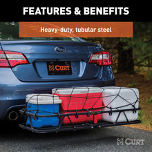 Load image into Gallery viewer, Curt 48in x 20in Basket-Style Cargo Carrier (Fixed 1-1/4in Shank w/2in Adapter)