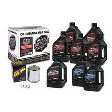 Load image into Gallery viewer, Maxima V-Twin Oil Change Kit Synthetic w/ Chrome Filter Milwaukee-Eight