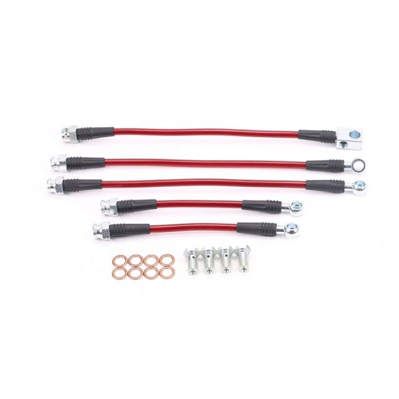 Power Stop 93-97 Chevrolet Camaro Front & Rear SS Braided Brake Hose Kit