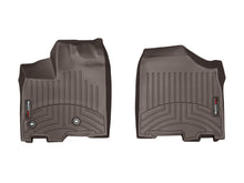 Load image into Gallery viewer, WeatherTech 2013+ Toyota Sienna Front FloorLiner - Cocoa