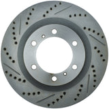 StopTech Select Sport 10-19 Toyota 4Runner Slotted & Drilled Right Front Rotor