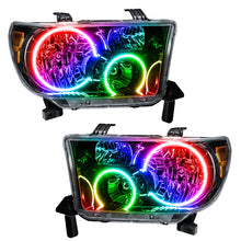 Load image into Gallery viewer, Oracle 07-11 Toyota Tundra Pre-Assembled Headlights - Black Housing - ColorSHIFT SEE WARRANTY