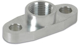 Vibrant Billet Aluminum Oil Drain Flange (T3 T3/T4 and T04) - tapped 1/2in NPT