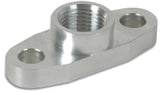 Vibrant Billet Alum Oil Drain Flange for GT32 GT37 GT40 GT42 GT45R and GT55R Turbos tapped 1/2in NPT