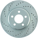 StopTech Select Sport 06-17 Dodge Charrger/14-17 Chrysler 300 Slotted & Drilled Front Right Rotor