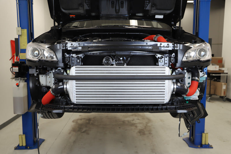 GrimmSpeed 2015+ Subaru WRX Front Mount Intercooler Kit Raw Core / Red Pipe