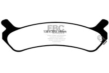 Load image into Gallery viewer, EBC 92-94 Hyundai Sonata 2.0 Redstuff Rear Brake Pads