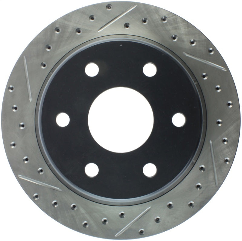 StopTech Power Slot 02-06 Escalade / 03-06 Avalance 1500 Rear Right Drilled & Slotted Rotors
