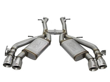 Load image into Gallery viewer, aFe MACHForce XP 3in 304 SS Axle-Back Dual Exhaust (NPP) w/ Polished Tips 16-17 Camaro SS V8-6.2L