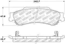 StopTech Sport Brake Pads w/Shims and Hardware - Front