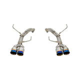 Remark 11-14 Subaru WRX/STI GR (GV) Sedan Axle Back Exhaust w/Burnt Stainless Steel Double Wall Tip