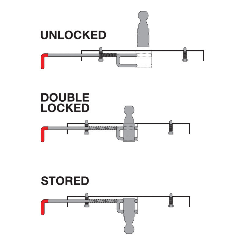 Curt 99-07 Ford F-250 Super Duty Double Lock Gooseneck Hitch