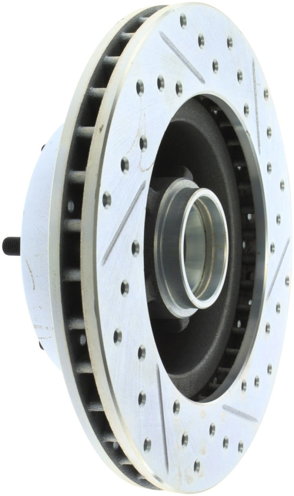 StopTech Select Sport 68-74 Chevrolet Camaro / Chevelle Slotted and Drilled Right Front Rotor