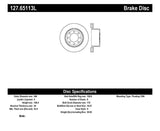 StopTech 05-09 Ford F250/F350 Rear Left Slotted & Drilled Rotor