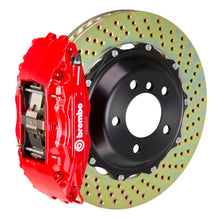 Load image into Gallery viewer, Brembo 04-05 R32 (Mk4) Front GT BBK 4 Piston Cast 2pc 355x32 2pc Rotor Drilled-Red