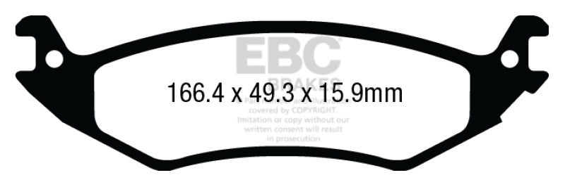 EBC 04-07 Ford Econoline E150 4.6 Ultimax2 Rear Brake Pads