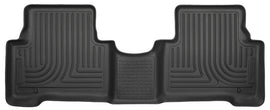 Husky Liners 13-15 Hyundai Sante Fe GLS/Limited WeatherBeater 2nd Seat Black Floor Liners - GTR Auto
