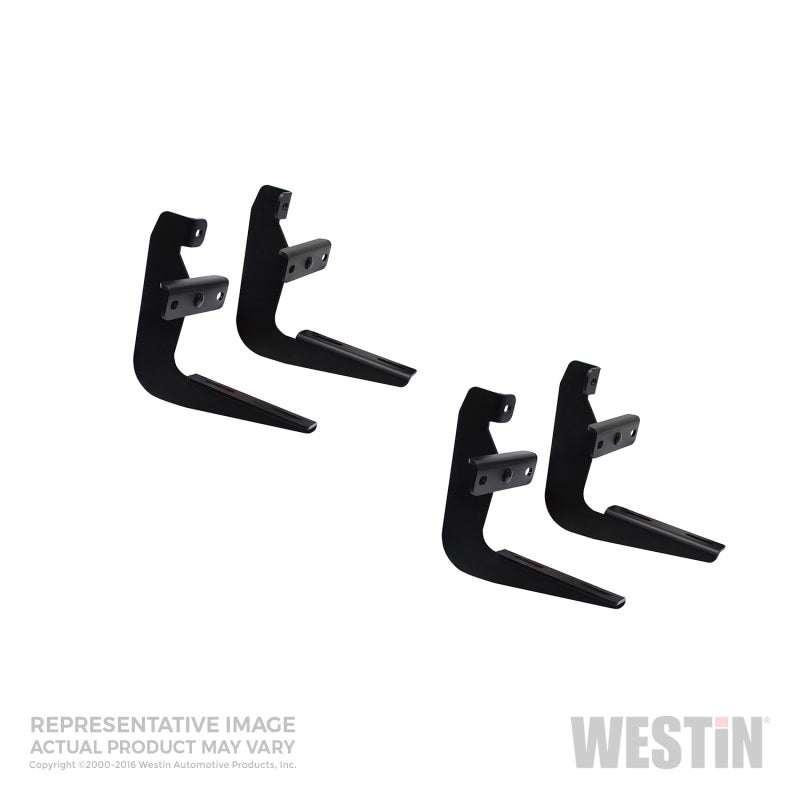 Westin 2004-2012 Ford/Lincoln F-150 Reg Cab (excl. Heritage) Running Board Mount Kit - Black - GTR Auto