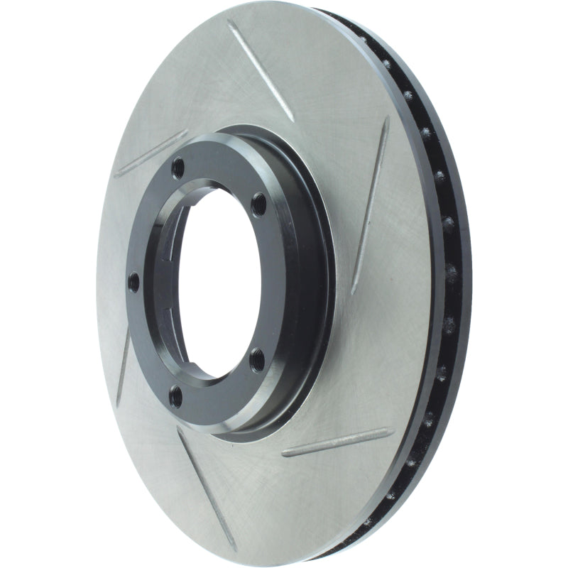 StopTech Power Slot 95-04 Toyota Tacoma 5 Lugs Front Left Slotted Rotor