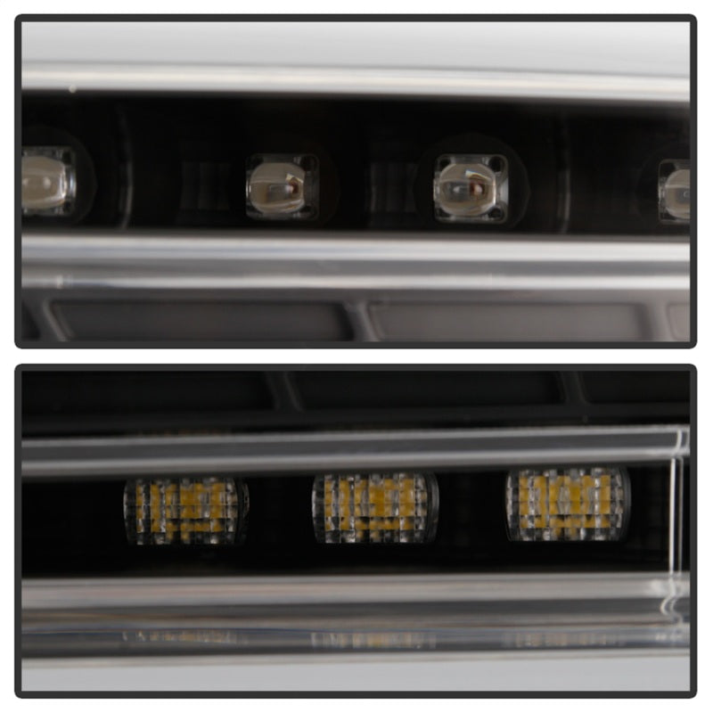 Spyder Chevy Camaro 16-18 Halogen LED Tail Lights Black ALT-YD-CCAM16HAL-SEQ-BK