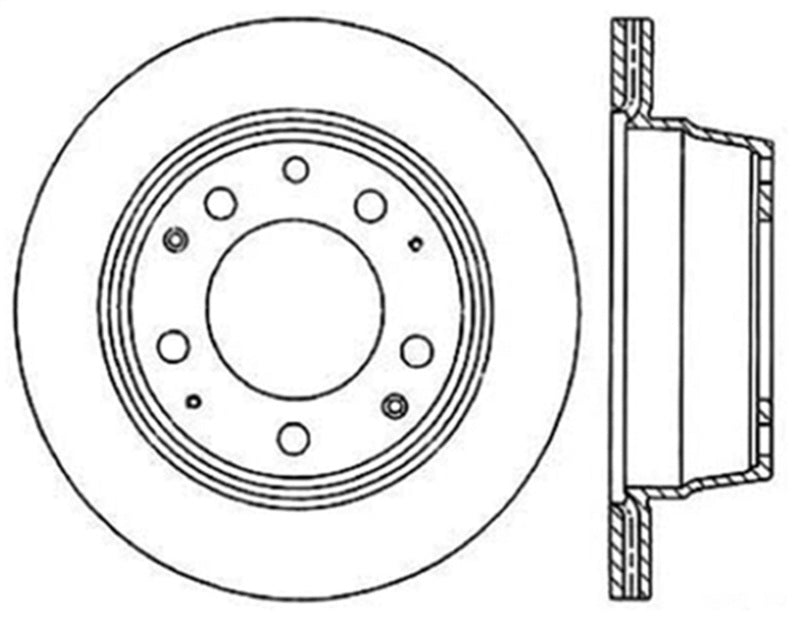 StopTech Slotted & Drilled Sport Brake Rotor