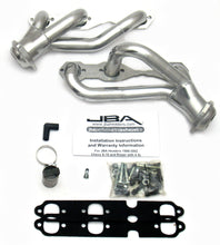 Load image into Gallery viewer, JBA GM S-Truck 4.3L V6 2WD 1-1/2in Primary Silver Ctd Cat4Ward Header