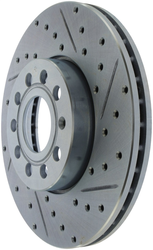 StopTech Select Sport 05-16 Volkswagen Jetta Slotted and Drilled Left Front Rotor