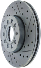 Load image into Gallery viewer, StopTech Select Sport 05-16 Volkswagen Jetta Slotted and Drilled Left Front Rotor