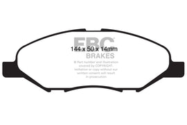 EBC 09-11 Nissan Versa 1.6 Greenstuff Front Brake Pads